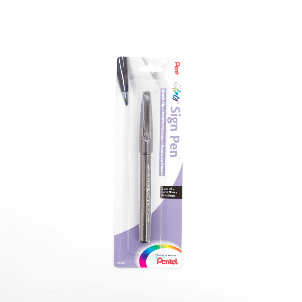 Pentel, Pens, Art & School, Sign, Brush Tip, 5300